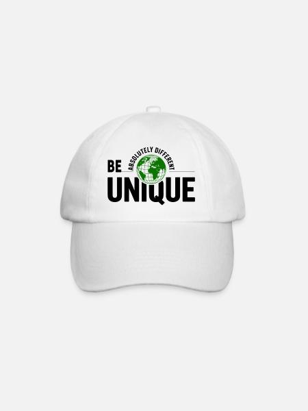 Unique Globe Vert - Casquette classique - blanc/blanc