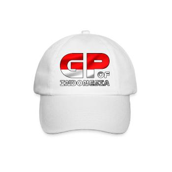 indonesia_gp - Baseball Cap - white/white - Front