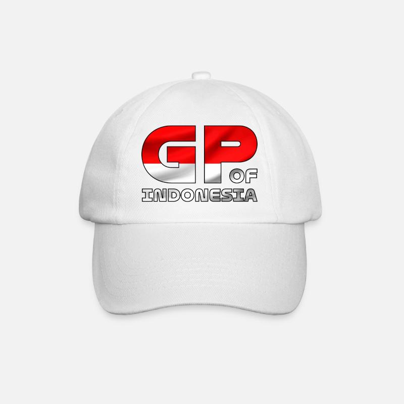 indonesia_gp - Casquette classique - blanc/blanc