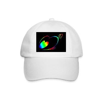 Filou speed poster - Casquette classique - blanc/blanc - Devant