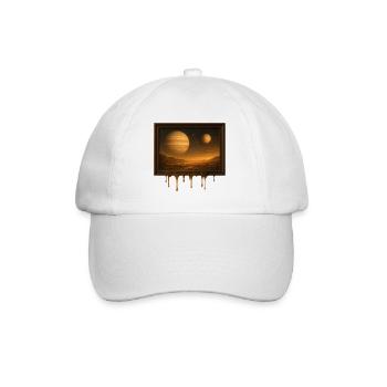 Melting Worlds - Baseball Cap - white/white - Front