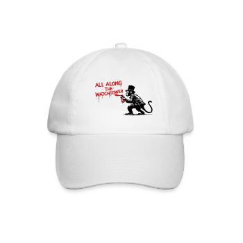 Spray monkey in graffiti style - Baseball Cap - white/white - Front