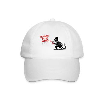 Wind Spray Monkey Graffiti - Baseball Cap - white/white - Front