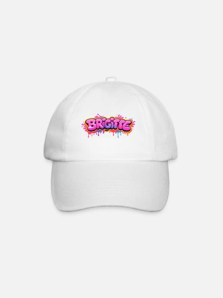 LIAM GRAFFITI NAME FOR PERFECT GIFT PRINTABLE on - Baseball Cap - white/white
