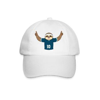 Sloth Sports Fan Jersey Resolutions January Lazy Fit - Baseball Cap - white/white - Front