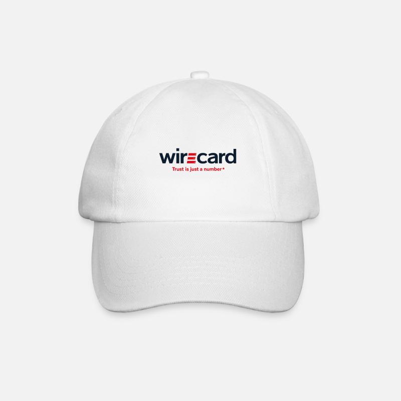 WireCard Satire Motto - Baseball Cap - white/white