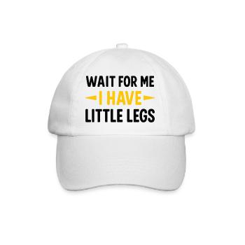 Lustiger Spruch Humor Meme Lustig Geschenkidee - Baseballkappe - Weiß/Weiß - Vorne
