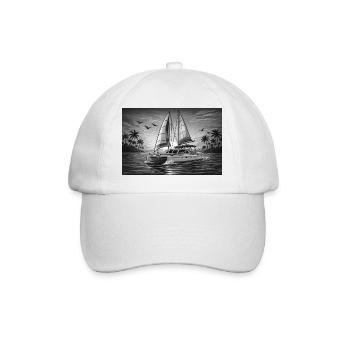 Catamaran - Baseball Cap - white/white - Front