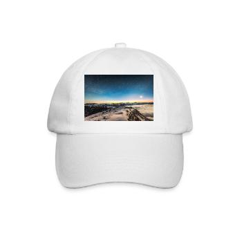 L’Écueil de Nuit Au-dessus des montagnes Agrafa - Casquette classique - blanc/blanc - Devant