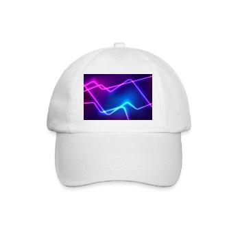 Neon Line Flow - Baseball Cap - white/white - Front