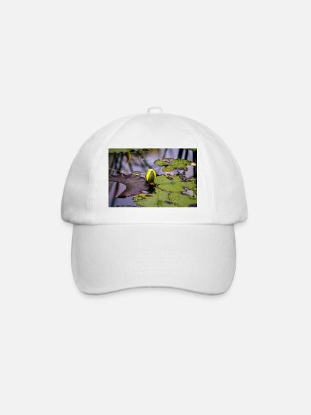 fabiolous world Water Lily Pond - Baseball Cap - white/white
