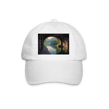 Vue Douillette à la Fenêtre - Casquette classique - blanc/blanc - Devant