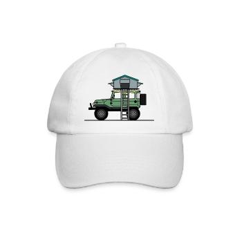 dors au-dessus - Casquette classique - blanc/blanc - Devant