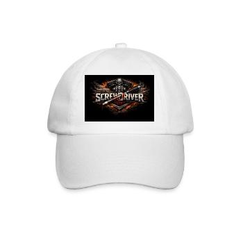 BLACK TOOL GARAGE - Baseball Cap - white/white - Front