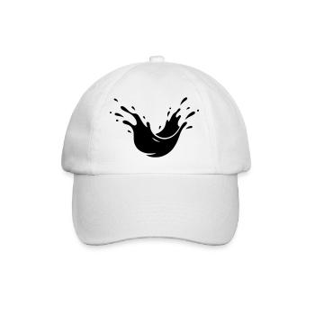 Mud Splash Dirt Splash - Baseball Cap - white/white - Front