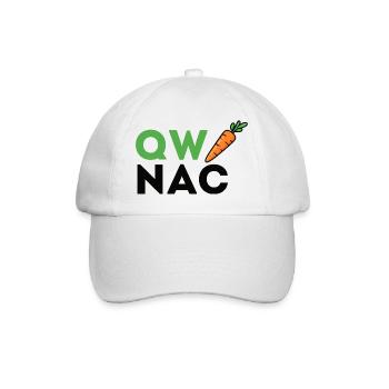 QW NAC Carrot – Green Accent for Insiders - Baseball Cap - white/white - Front