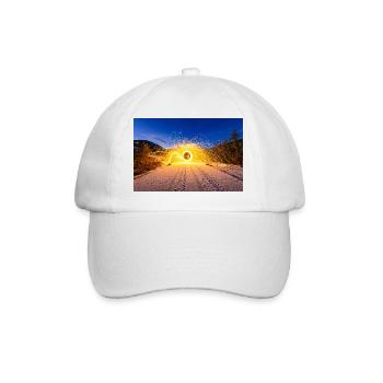 Laine d’acier enflammée - Casquette classique - blanc/blanc - Devant