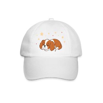 Puppy Sleeper Rider Under the Stars - Baseball Cap - white/white - Front
