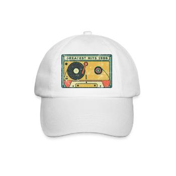 30e anniversaire du millésime 1996 - Casquette classique - blanc/blanc - Devant