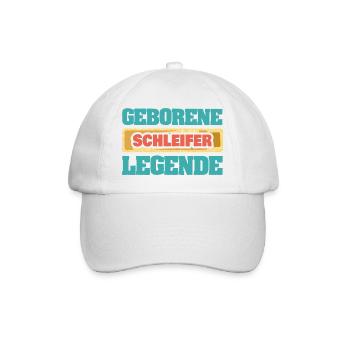 Legend Grinder - Baseball Cap - white/white - Front