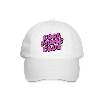 Club des mamans cool fête des mères - Casquette classique - blanc/blanc - Devant