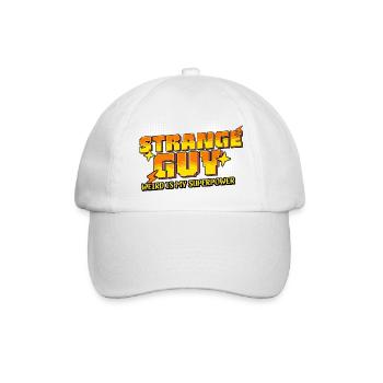 Strange Guy – Weird is my Superpower - Baseballkappe - Weiß/Weiß - Vorne