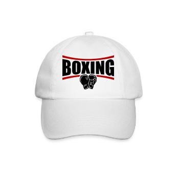 Boxing Boxen - Baseballkappe - Weiß/Weiß - Vorne