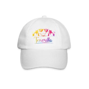 Île ensoleillée de Tenerife Arc-en-ciel - Casquette classique - blanc/blanc - Devant