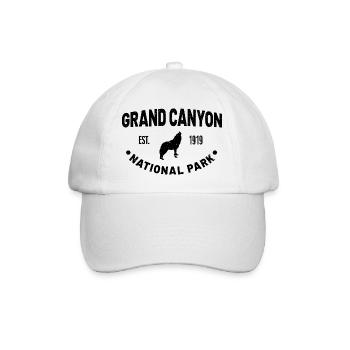 Grand Canyon Nationalpark gegründet 1919 - Baseballkappe - Weiß/Weiß - Vorne