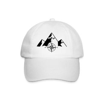 Montagnes Compass Nature Plein Aire - Casquette classique - blanc/blanc - Devant