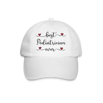 best pediatrician in the world - Baseball Cap - white/white - Front