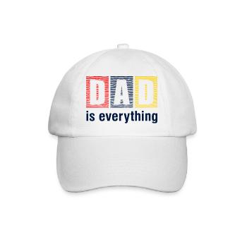 Papa est tout Chemise - Casquette classique - blanc/blanc - Devant