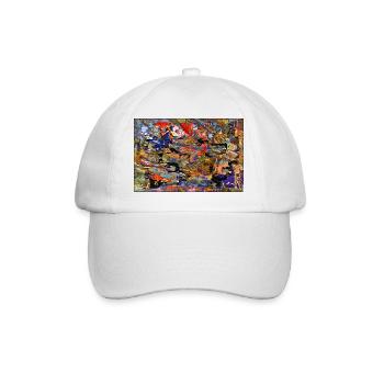 layered - Baseball Cap - white/white - Front