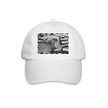 Zèbre - Casquette classique - blanc/blanc - Devant