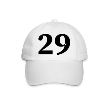 29 - Baseball Cap - white/white - Front