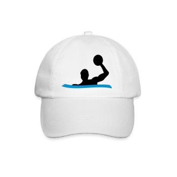 Wasserball - Baseballkappe - Weiß/Weiß - Vorne