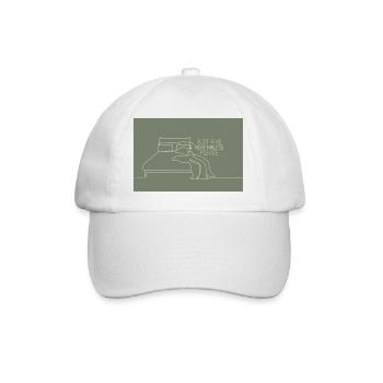 Il ne reste que 5 minutes d’humour de chambre - Casquette classique - blanc/blanc - Devant