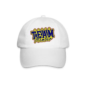 Team Member - Baseball Cap - white/white - Front