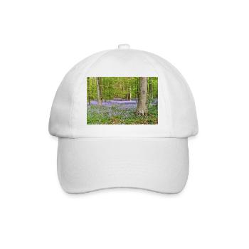 Woodland Bluebell Dawn - Baseball Cap - white/white - Front