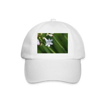 Macro de la fleur de lys blanc - Casquette classique - blanc/blanc - Devant