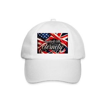 United Till Eternity Flags - Baseball Cap - white/white - Front