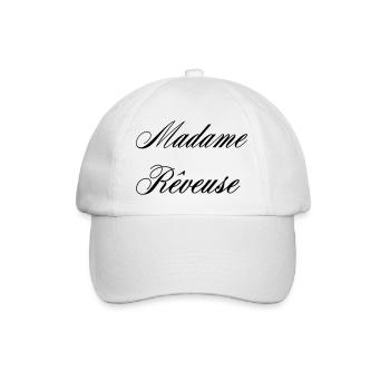 Madame Rêveuse Douceur Femme - Baseball Cap - white/white - Front