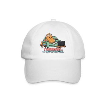 CouchPotato - Baseballkappe - Weiß/Weiß - Vorne