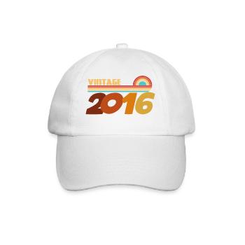 10 Years 2016 Rock Style T-Shirt - Baseball Cap - white/white - Front