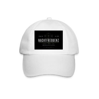 Nachtfrequenz Cosmic Care - Baseballkappe - Weiß/Weiß - Vorne