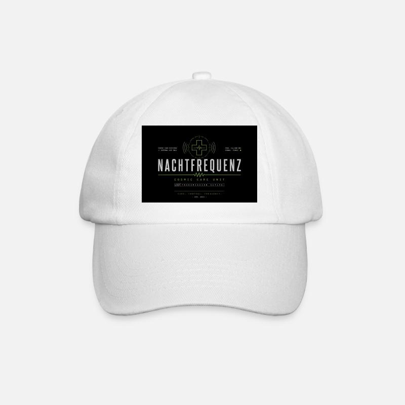 Fréquence nocturne Soins cosmiques - Casquette classique - blanc/blanc