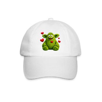 Monster - Baseball Cap - white/white - Front