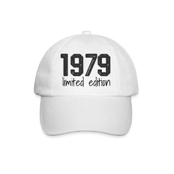 1979 Limited Edition Retro Geburtstag Jahrgang Des - Baseballkappe - Weiß/Weiß - Vorne