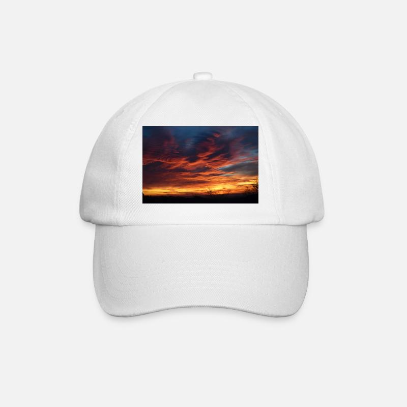Magie du coucher de soleil le soir - Casquette classique - blanc/blanc