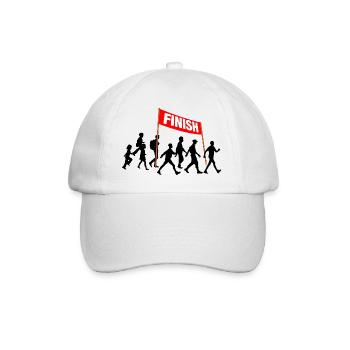 Walking Finish-Team - Baseballkappe - Weiß/Weiß - Vorne